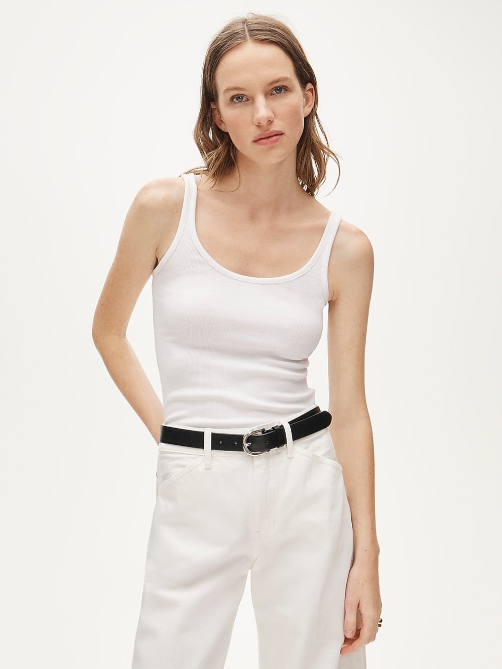 NWT J. Crew Vintage Rib Shelf Bra Tank Top